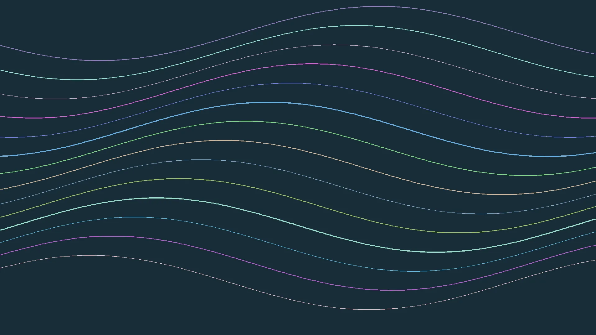 Wave Lines Background