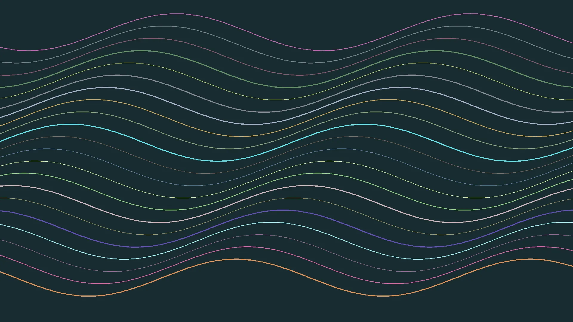 Wave Lines Background