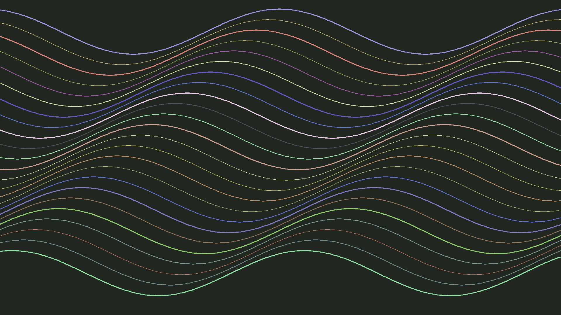 Wave Lines Background